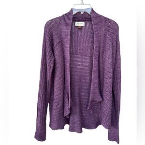 Sonoma Lavender Knit Cardigan